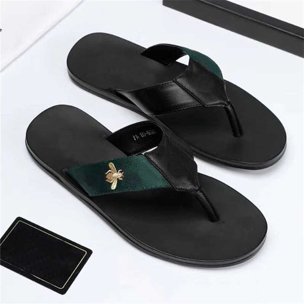 2021 fashion black soft leather sandals mules bees summers slide slippery flat chain sandals wide t-bar casual beach slip sandals with box p
2021 fashion black soft leather sandals mules bees summers slide slippery flat chain sandals wide t-bar casual beach slip sandals with box p