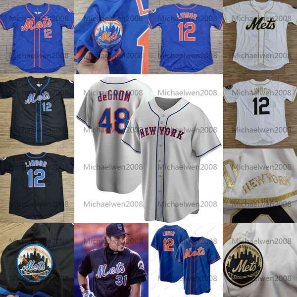 12 francisco lindor 2021 met jersey 23 javier baez 48 jacob degrom michael conforto james mccann jonathan villar dominic smith jeff mcneil, Black
12 francisco lindor 2021 met jersey 23 javier baez 48 jacob degrom michael conforto james mccann jonathan villar dominic smith jeff mcneil, Black