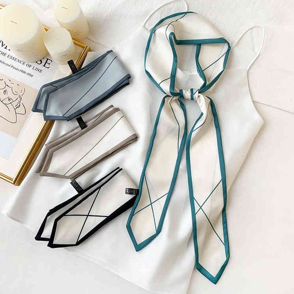 designer silk head bag hair scarf 1.3m long slender narrow silk womens satin small scarf waist belt hair band binding bag ribbon streamer, Blue;gray
designer silk head bag hair scarf 1.3m long slender narrow silk womens satin small scarf waist belt hair band binding bag ribbon streamer, Blue;gray