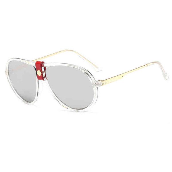 new leather all-in-one punk sunglasses for men and women versatile buckle brand designer luxury fashion sun glasses, White;black
new leather all-in-one punk sunglasses for men and women versatile buckle brand designer luxury fashion sun glasses, White;black