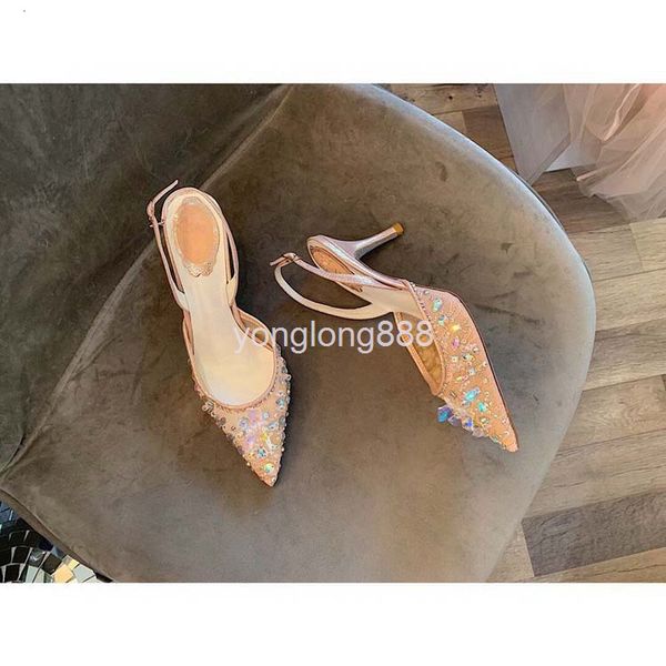dress shoes fairy style baotou back trip buckle sheepskin pointed end breathable lace high heel thin sandals female summer, Black
dress shoes fairy style baotou back trip buckle sheepskin pointed end breathable lace high heel thin sandals female summer, Black