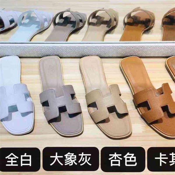 designer slippers slides herme h family women's summer 2022 versatile leather one line for tourism wear flat bottomed beach sandals lar, Black
designer slippers slides herme h family women's summer 2022 versatile leather one line for tourism wear flat bottomed beach sandals lar, Black