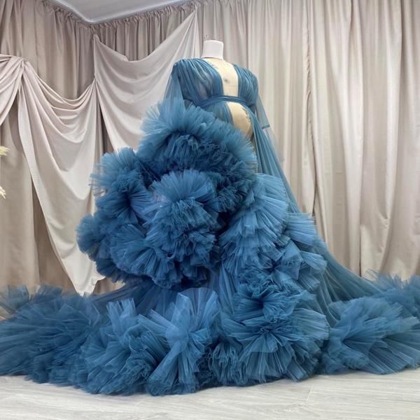 casual dresses real images puffy ruffled maternity tulle robes any color custom made long sleeves big rulffles pregnancy po shoot, Black;gray
casual dresses real images puffy ruffled maternity tulle robes any color custom made long sleeves big rulffles pregnancy po shoot, Black;gray