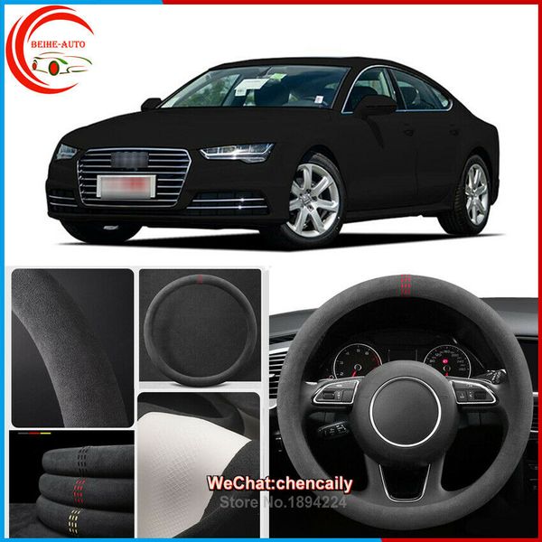 for audi a7 black alcantara car steering wheel cover all seasons anti-skid case
for audi a7 black alcantara car steering wheel cover all seasons anti-skid case