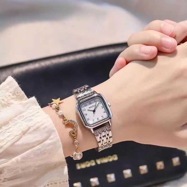 steel strap watches ladies quartz watch fashion square ins wind chain student watch female simple temperament fsafs fegterg, Slivery;golden
steel strap watches ladies quartz watch fashion square ins wind chain student watch female simple temperament fsafs fegterg, Slivery;golden
