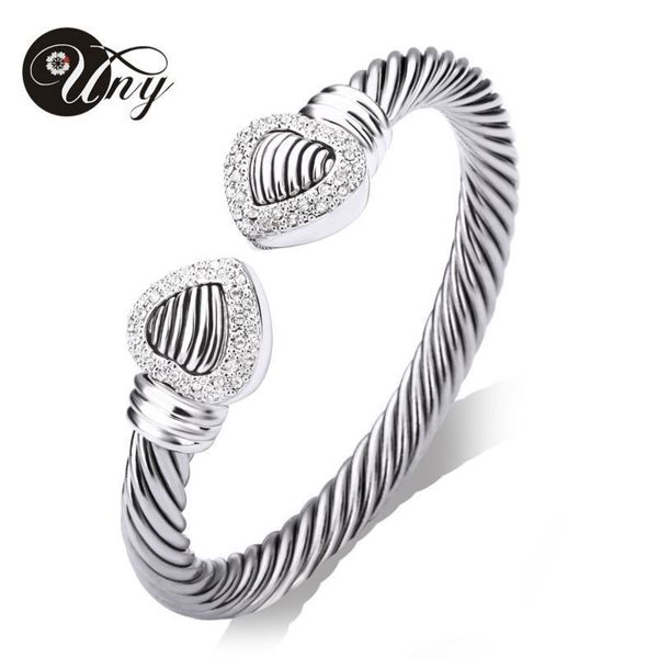 uny bangle love heart twisted wire bracelet designer brand retro unique elegant women fashion jewelry bracelets 220716, Black
uny bangle love heart twisted wire bracelet designer brand retro unique elegant women fashion jewelry bracelets 220716, Black