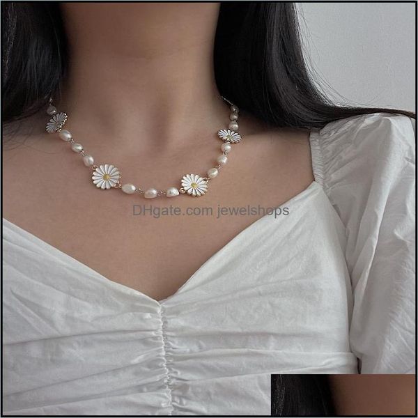 chains fashion jewelry sweet design temperament flower pendant necklace natural freshwater pearls for women gifts dr jewelshops dho6x, Silver
chains fashion jewelry sweet design temperament flower pendant necklace natural freshwater pearls for women gifts dr jewelshops dho6x, Silver