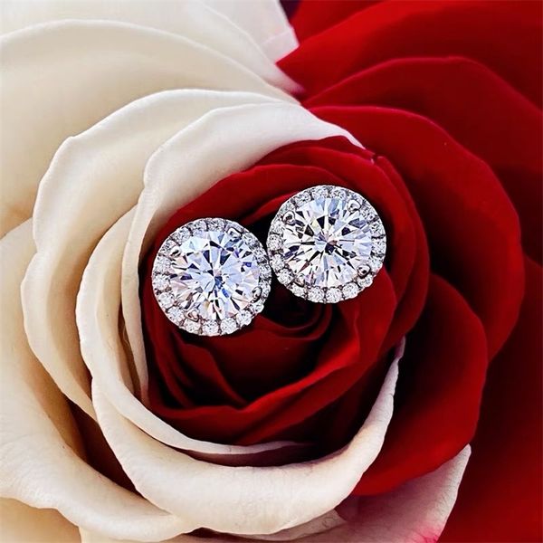 original 925 sterling silver crystal earrings women simple fashion wedding jewelry accessories 220728, Golden
original 925 sterling silver crystal earrings women simple fashion wedding jewelry accessories 220728, Golden