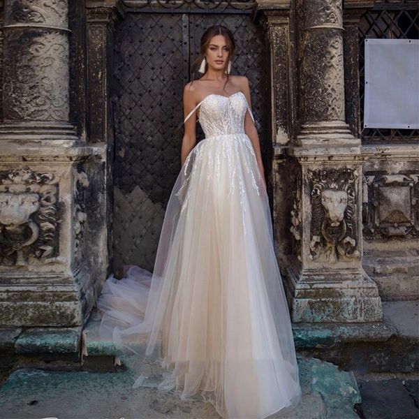 white a-line wedding dresses spaghetti straps bateau neck sleeveless chiffon ruffles appliques backless sequins floor length bohemian weddin 
white a-line wedding dresses spaghetti straps bateau neck sleeveless chiffon ruffles appliques backless sequins floor length bohemian weddin