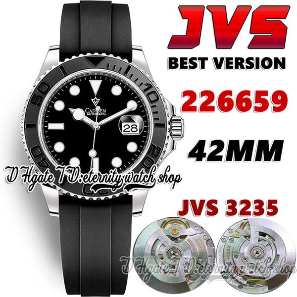 jvsf y-m jvs226659 cal.3235 jvs3235 automatic mens watch 42mm 3d ceramic bezel black dial white markers 904l steel case rubber strap super v, Slivery;brown
jvsf y-m jvs226659 cal.3235 jvs3235 automatic mens watch 42mm 3d ceramic bezel black dial white markers 904l steel case rubber strap super v, Slivery;brown