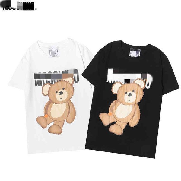 men's t-shirts summer cute bear print short sleeve 21ss loose large t-shirt 0fmf, White;black
men's t-shirts summer cute bear print short sleeve 21ss loose large t-shirt 0fmf, White;black