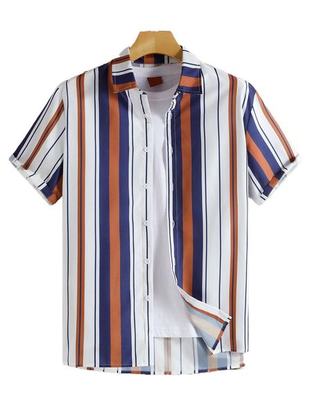 men vertical striped shirt without tee c4ha#, White;black
men vertical striped shirt without tee c4ha#, White;black