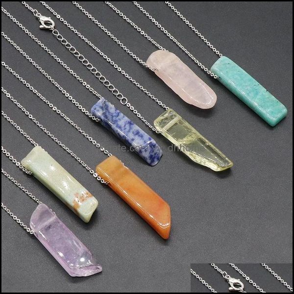 pendant necklaces pendants jewelry natural stone mineral irregar rec quartz pendum amazonite tiger e dhcue, Silver
pendant necklaces pendants jewelry natural stone mineral irregar rec quartz pendum amazonite tiger e dhcue, Silver