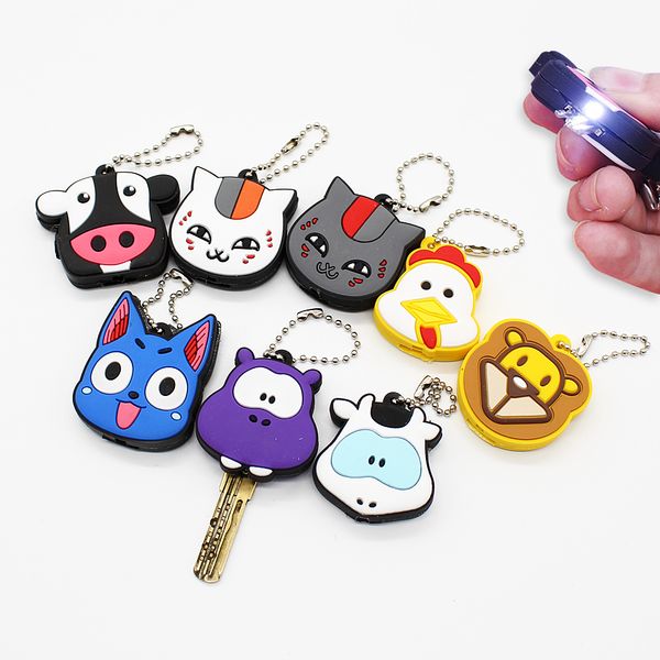 cartoon key chains wallets creative silica gel protective case cover with small led light for control dust cover, Red;blue
cartoon key chains wallets creative silica gel protective case cover with small led light for control dust cover, Red;blue