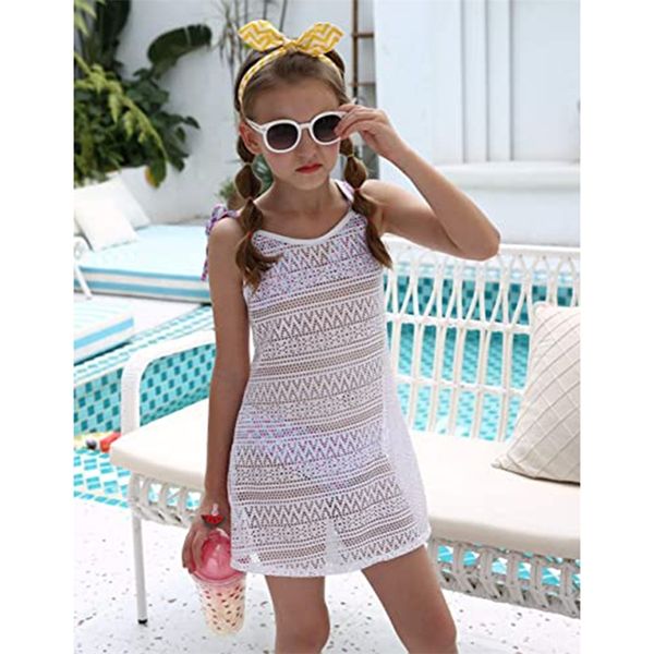 swimsuit cover up for girls little kids girl s beach crochet mesh crossback swim cover up dress 3 8years y200708, Black;gray
swimsuit cover up for girls little kids girl s beach crochet mesh crossback swim cover up dress 3 8years y200708, Black;gray