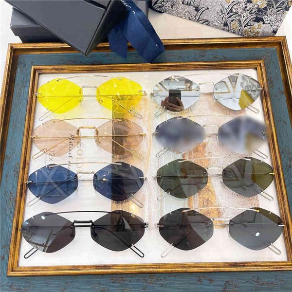 sunglasses d fashion diamond rimless polygon star xiaohong same inclusion gxa7, White;black
sunglasses d fashion diamond rimless polygon star xiaohong same inclusion gxa7, White;black