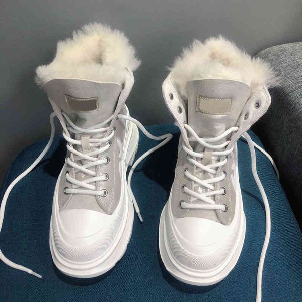 boots thick soled snow boots women's thickened sheep fur in one winter plush warm northeast cotton shoes fashion 250c, Black
boots thick soled snow boots women's thickened sheep fur in one winter plush warm northeast cotton shoes fashion 250c, Black