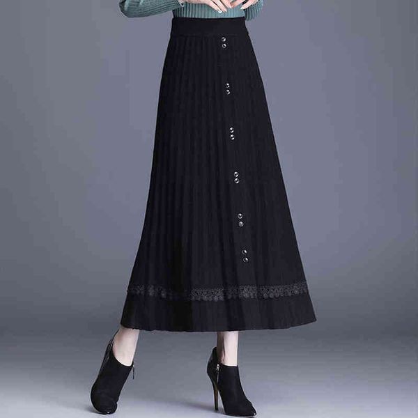 fairyshely zwarte gebreide lange rok vrouwen 2022 herfst winter warm hoge taille midi dames retro shiny kantoor ken 221225, Black
fairyshely zwarte gebreide lange rok vrouwen 2022 herfst winter warm hoge taille midi dames retro shiny kantoor ken 221225, Black