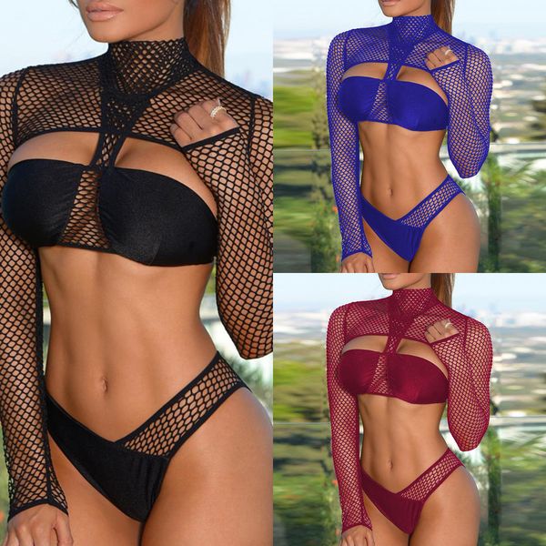 push up mesh bikini swimsuit women see-through hollow out turtleneck swimwear fashion leopard bikini set beachwear biquini, White;black
push up mesh bikini swimsuit women see-through hollow out turtleneck swimwear fashion leopard bikini set beachwear biquini, White;black