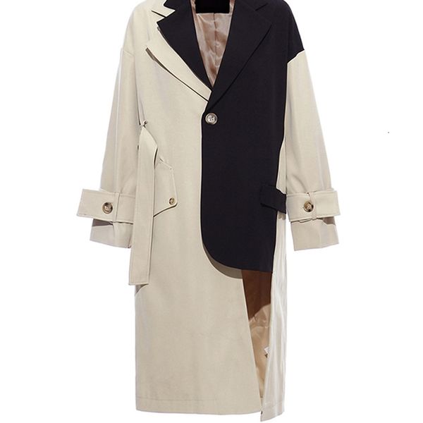 eam women khaki big size asymmetrical trench lapel long sleeve loose fit windbreaker fashion spring autumn 1k912 220804, Tan;black
eam women khaki big size asymmetrical trench lapel long sleeve loose fit windbreaker fashion spring autumn 1k912 220804, Tan;black