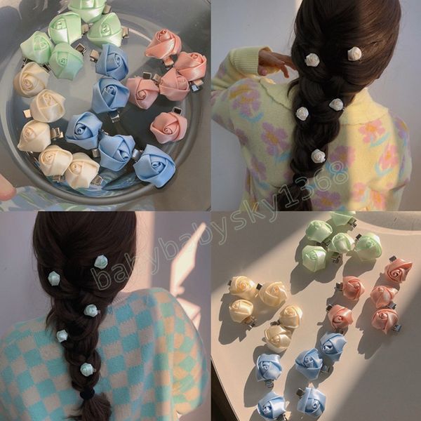 5pcs/set mini flower hair clip girls small cute barrette women girl side clips pure color barrettes hair accessories, Slivery;white
5pcs/set mini flower hair clip girls small cute barrette women girl side clips pure color barrettes hair accessories, Slivery;white