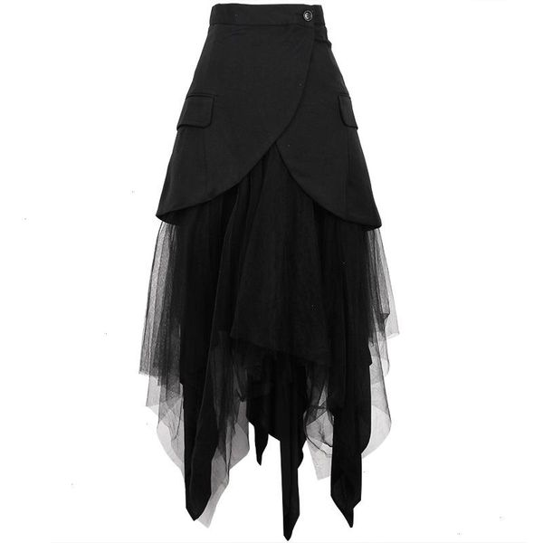 women vintage irregular black skirts suit fake two-piece multi-layer puffy skirt mesh female four seasons korean y2k
women vintage irregular black skirts suit fake two-piece multi-layer puffy skirt mesh female four seasons korean y2k