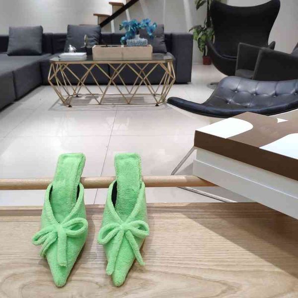 winter slippers women's mule pointed slippers and high heels plush light color series, Black
winter slippers women's mule pointed slippers and high heels plush light color series, Black