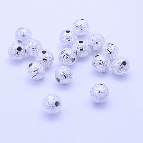 7mm frosted silver plated ball beads diy connectors jewelry accessories necklace bracelet beaded spacer
7mm frosted silver plated ball beads diy connectors jewelry accessories necklace bracelet beaded spacer