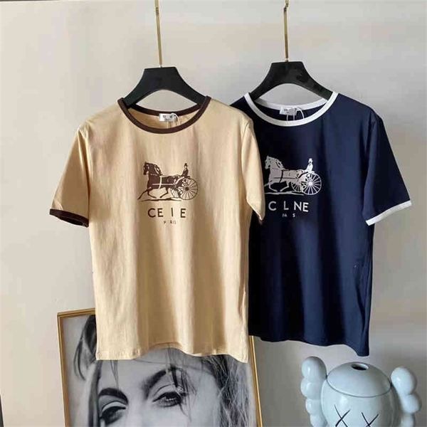 66% off new ce family spring and summer round neck stitching printing cotton short sleeve girl, White
66% off new ce family spring and summer round neck stitching printing cotton short sleeve girl, White
