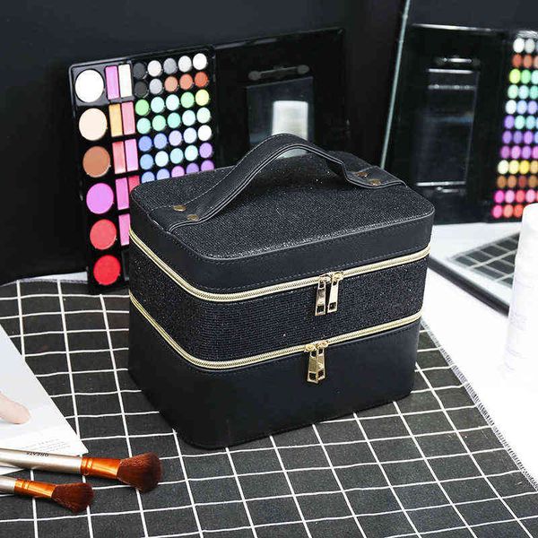 double-layer cosmetic case large capacity simple advanced sense cosmetic bag travel home multifunctional storage case 220625
double-layer cosmetic case large capacity simple advanced sense cosmetic bag travel home multifunctional storage case 220625