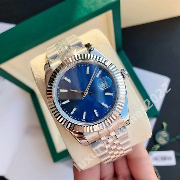 fashion mens watch zr facotry blue dial 41mm asia 2813 automatic movement mechanical stainless steel jubilee designer wristwatches, Slivery;brown
fashion mens watch zr facotry blue dial 41mm asia 2813 automatic movement mechanical stainless steel jubilee designer wristwatches, Slivery;brown