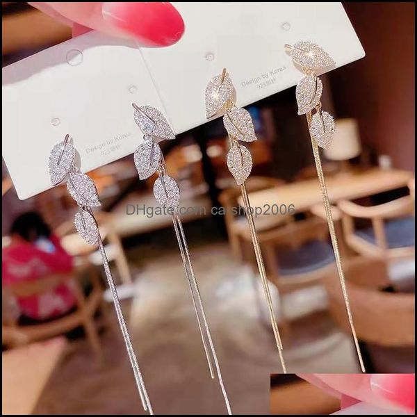 dangle chandelier earrings jewelry leaves for women korean fashion earring daily birthday party gifts drop delivery 2021 rvgfy, Silver
dangle chandelier earrings jewelry leaves for women korean fashion earring daily birthday party gifts drop delivery 2021 rvgfy, Silver