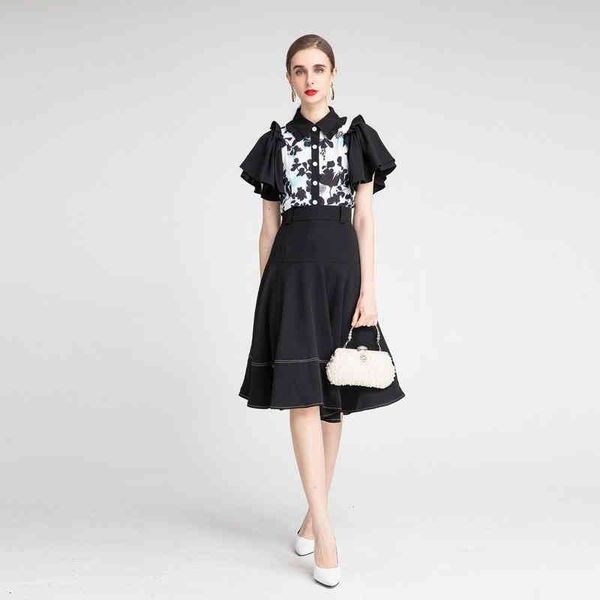 women's two piece pants minority design ruffle sleeve shirt skirt for women 2022 spring and summer style high waist fashion suit 8uo9, White
women's two piece pants minority design ruffle sleeve shirt skirt for women 2022 spring and summer style high waist fashion suit 8uo9, White