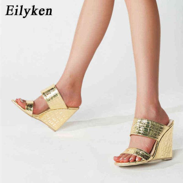 slippers eilyken sxey golden snake print pu leather women summer open toe ladies sandals fashion wedge heels party shoes 220329, Black
slippers eilyken sxey golden snake print pu leather women summer open toe ladies sandals fashion wedge heels party shoes 220329, Black
