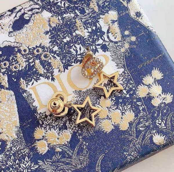 jewel diamond inlaid star earrings simple fashion five pointed star letter female earrings, Golden
jewel diamond inlaid star earrings simple fashion five pointed star letter female earrings, Golden