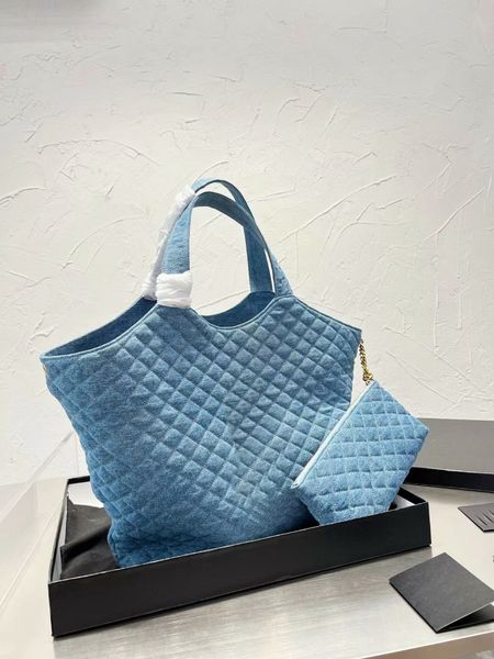 designer icare denim diamond lattice totes women luxury handbags double strap shoulder bags retro pattern classic gold hardware shopping pur
designer icare denim diamond lattice totes women luxury handbags double strap shoulder bags retro pattern classic gold hardware shopping pur