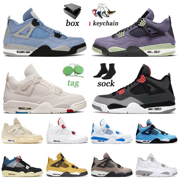 2022 arrival with box mens jorda 4 4s jumpman iv basketball shoes university blue infrared canvas shimmer taupe haze starfish fire red men w
2022 arrival with box mens jorda 4 4s jumpman iv basketball shoes university blue infrared canvas shimmer taupe haze starfish fire red men w