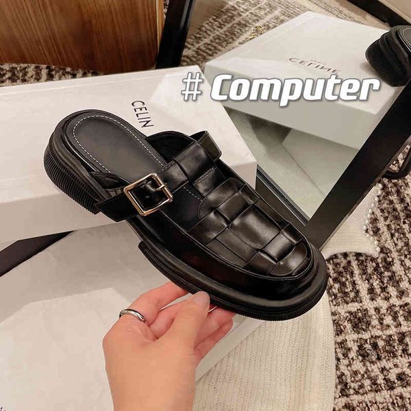 slippers ins minority thick soled half slippers female hollow out design soft muller shoes student baotou sandals small leather jgoc, Black
slippers ins minority thick soled half slippers female hollow out design soft muller shoes student baotou sandals small leather jgoc, Black