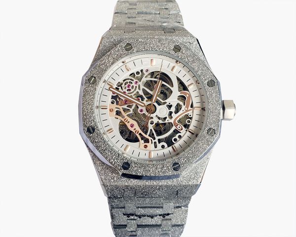 men's skeleton automatic mechanical watch luminous waterproof luxury sapphire crystal wristwatch designer watches3054, Slivery;brown
men's skeleton automatic mechanical watch luminous waterproof luxury sapphire crystal wristwatch designer watches3054, Slivery;brown