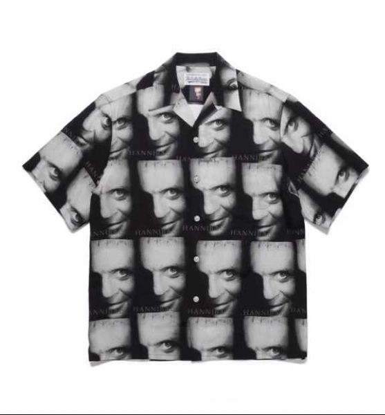 22ss 22ss original new wacko maria limited hannibal film series portrait all over print short sleeved shirt, White;black
22ss 22ss original new wacko maria limited hannibal film series portrait all over print short sleeved shirt, White;black
