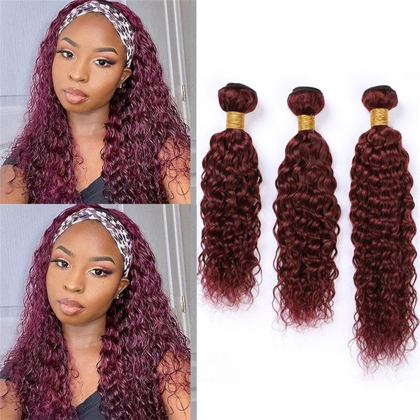 wine red bundles brazilian wet and wavy human hair extensions #99j burgundy 3 bundle deals water wave virgin hair weaves, Black
wine red bundles brazilian wet and wavy human hair extensions #99j burgundy 3 bundle deals water wave virgin hair weaves, Black