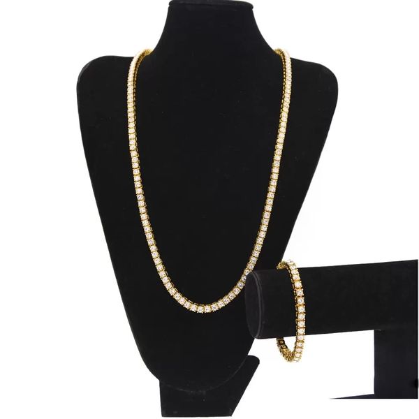 iced out 1 row rhinestones chains jewelry sets men's bling clear simulated diamond bracelet necklace set for male, Silver
iced out 1 row rhinestones chains jewelry sets men's bling clear simulated diamond bracelet necklace set for male, Silver