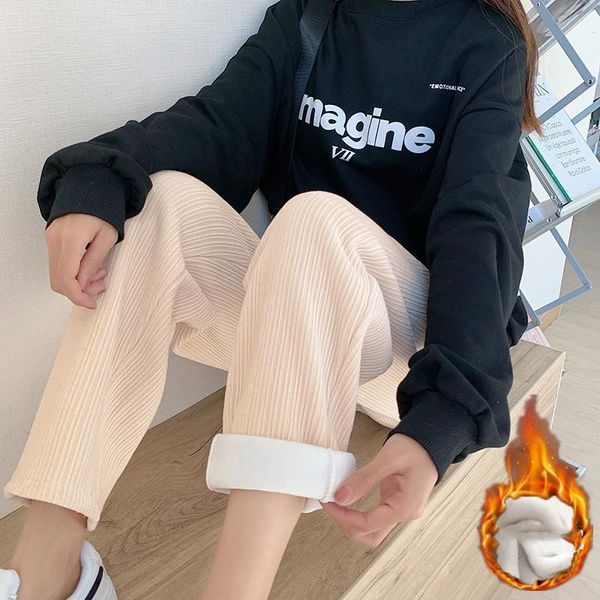 thicken corduroy harem pants women high waist loose fleece casual y2k winter warm trousers fashion sweatpants p387, Black;white
thicken corduroy harem pants women high waist loose fleece casual y2k winter warm trousers fashion sweatpants p387, Black;white