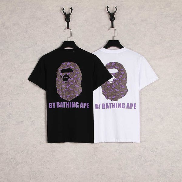 trendy ape leopard purple ape head loose black leisure youth t-shirt, White;black
trendy ape leopard purple ape head loose black leisure youth t-shirt, White;black