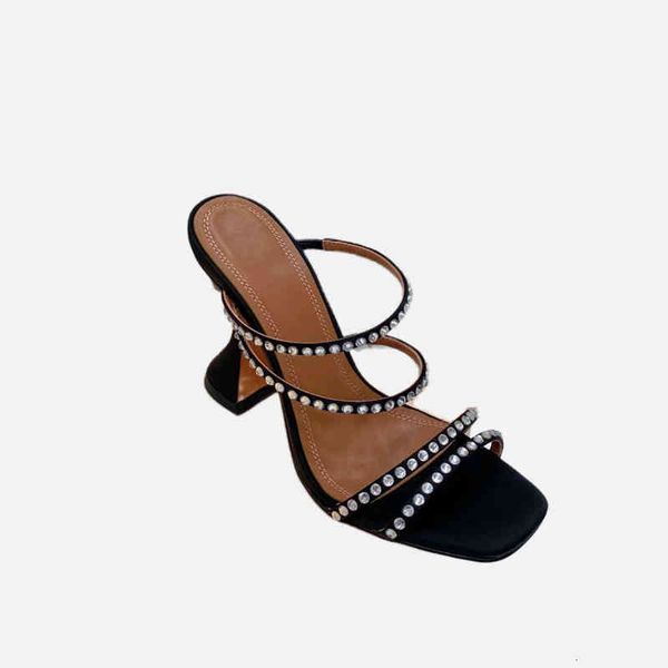 dress shoes new woman mules slippers desginer slides summer crystal high heel brand silk toe open sandals 41 42, Black
dress shoes new woman mules slippers desginer slides summer crystal high heel brand silk toe open sandals 41 42, Black