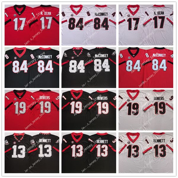 84 ladd mcconkey jersey 19 brock bowers jersey 13 stetson bennett 17 nakobe dean jerseys georgia bulldogs uga stitched college football 3 za, Black
84 ladd mcconkey jersey 19 brock bowers jersey 13 stetson bennett 17 nakobe dean jerseys georgia bulldogs uga stitched college football 3 za, Black