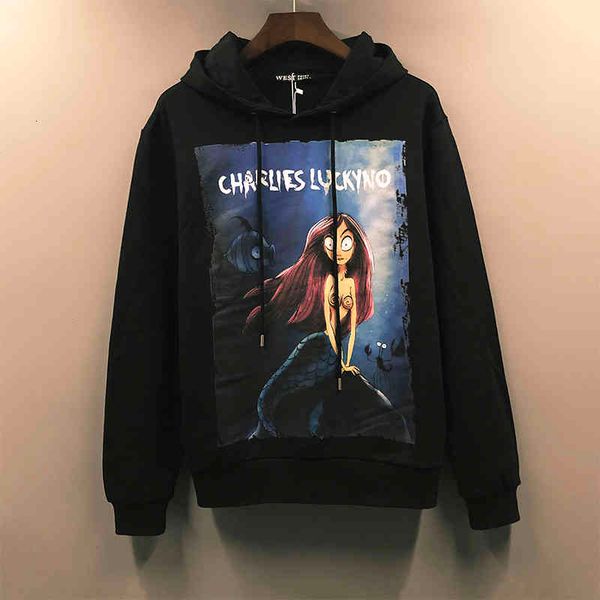 men's hoodies sweatshirts european and american street primordial mermaid hoodie men's loose casual coat spring autumn winter coup, Black
men's hoodies sweatshirts european and american street primordial mermaid hoodie men's loose casual coat spring autumn winter coup, Black