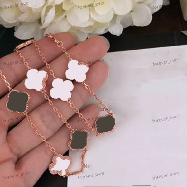 5a est designer chains jewelry four-leaf clover 10 flower diamond necklace the most beautiful color most perfect version, Silver
5a est designer chains jewelry four-leaf clover 10 flower diamond necklace the most beautiful color most perfect version, Silver