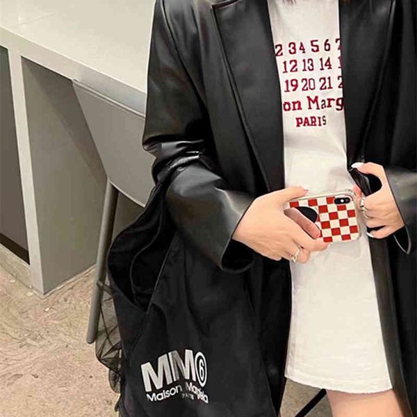 women's t-shirt s summer maisonmm6 majira washes worn out calendar embroidery short sleeve loose trendy korea, White
women's t-shirt s summer maisonmm6 majira washes worn out calendar embroidery short sleeve loose trendy korea, White