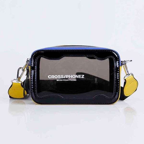 designer clear women's shoulder bags fashion pvc pu patchwork crossbody for small phone flap purse bag ins 220531
designer clear women's shoulder bags fashion pvc pu patchwork crossbody for small phone flap purse bag ins 220531